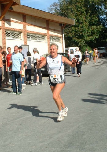 Arrivée avec le sourire de Chantl HATON 