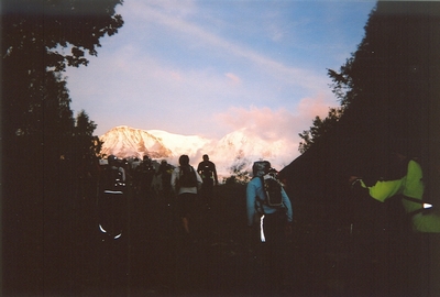Montée vers le col de VOZA