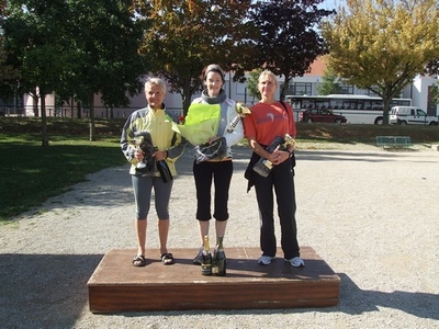 Le podium féminin