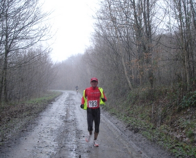 pluie et neige en bas de la descente