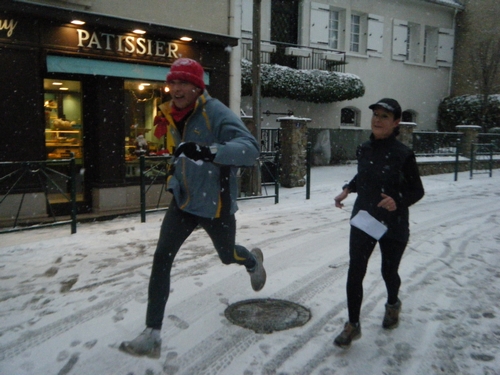 Arrivée d'Evelyne et Patrice