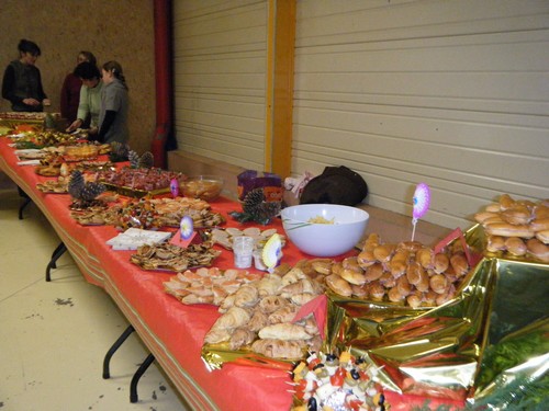 Buffet sympa après la remise des prix