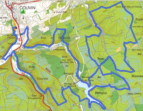 Parcours du 33km