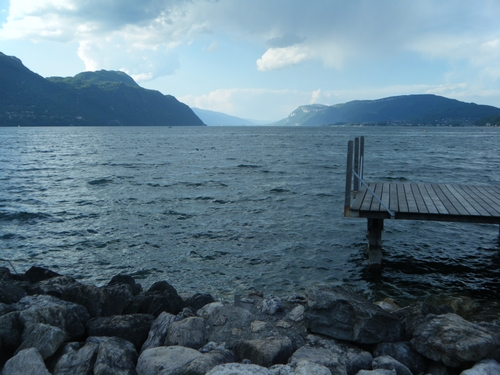 Le lac du Bourget à quelques centaines de mêtres du départ