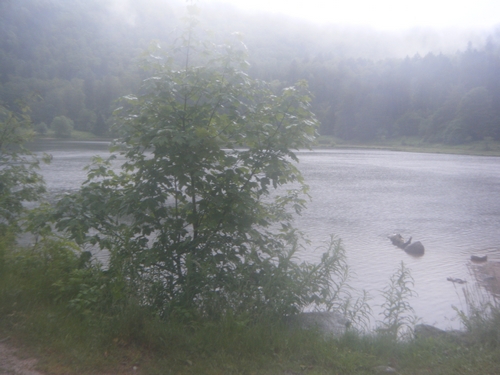Lac de Blanchemer sous la pluie...ensuite plus de photos avant le retour sur Longemer !!