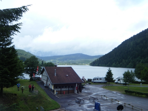 Lac de Longemer, juste avant la difficile remontée du Collet de la Mine