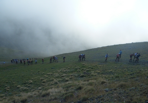 montée vers le col du Portet