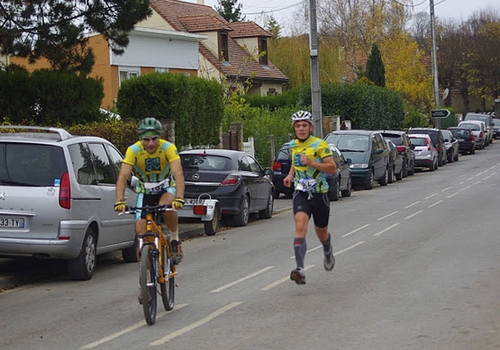 A l'arrivée