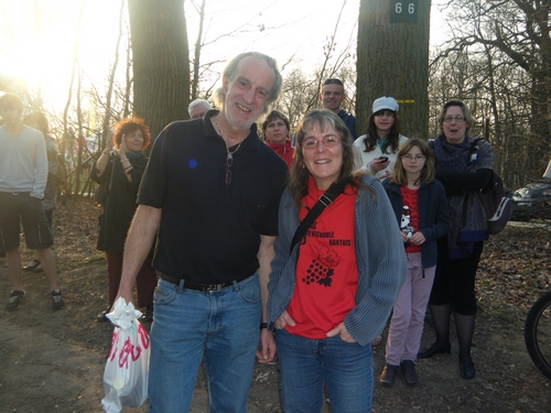 Mes amis, Nadine WEISS(coureuse d'Ultra)  ''Jean-Claude, c'est une course, pas un reportage photos !'' et Jean-Luc,  organisteurs des 6h du BUC et des 24h des Yvelines)