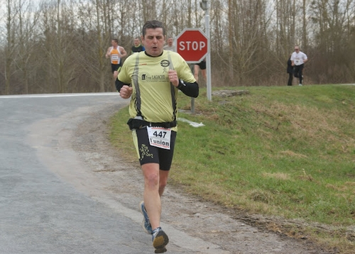 Un peu de récup en descente pour Bruno 