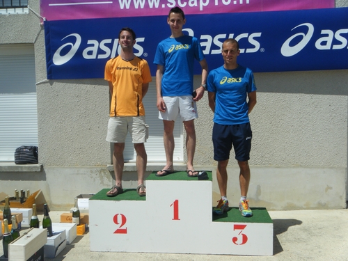 Le podium scratch