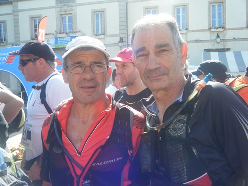 Franck et Claude, bonne course à tous les 2