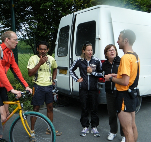 débriefing avec le partenaire running 3