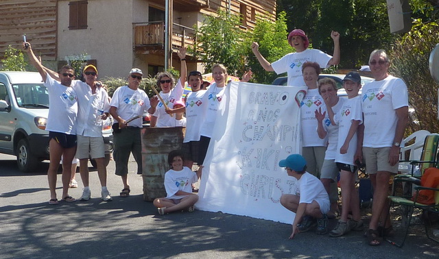 Les supporters à Baratier