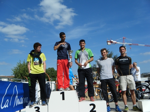 le podium masculin 7km