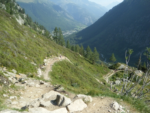 randocourse depuis le col des montets