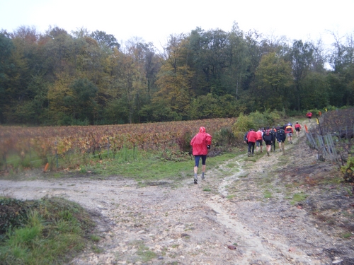 18ème km : nouveau parcours sur la droite