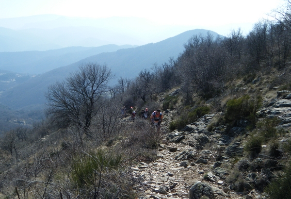 Montée vers la Toureille à 1253m 