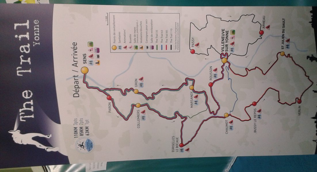 Plan des parcours