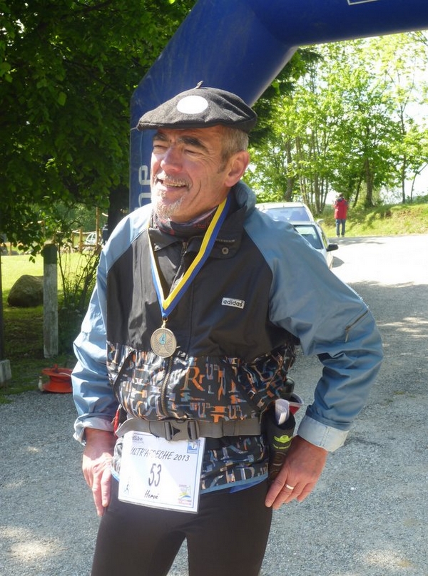 Hervé finisher heureux