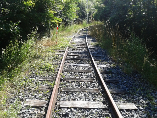 1km de voie, pas facile de trouver la bonne foulée