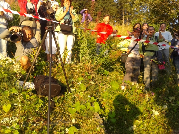 Ambiance en haut du tremplin