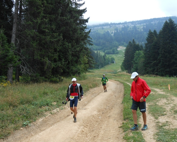 14h30 vers le  Sappey....et la pluie