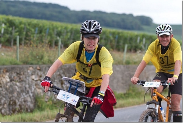 Christophe et Valérie au Raid Champagne