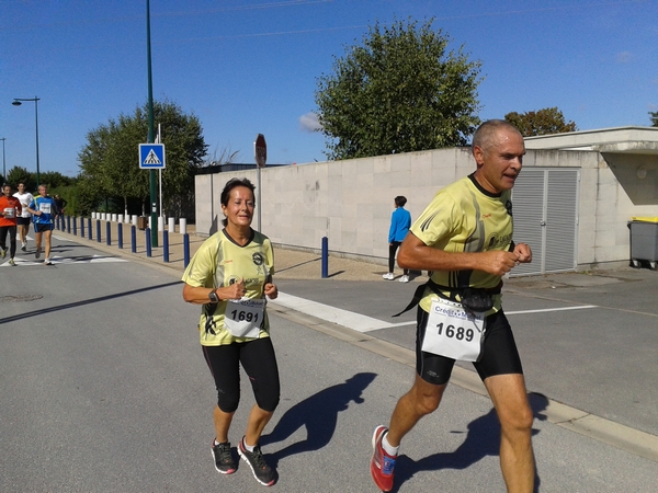 Evelyne et Patrice ....pas d'objectif chrono sur ce semi