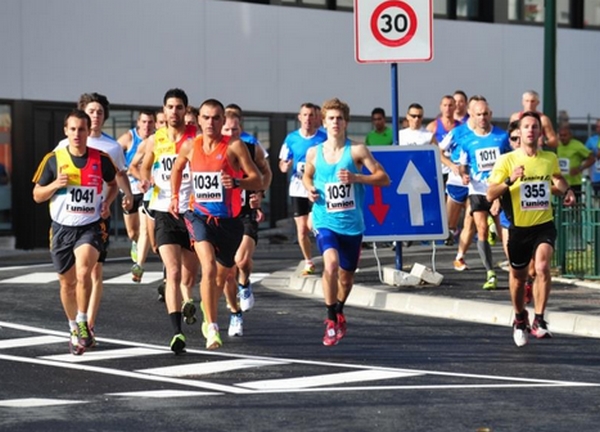 1er km .....les 5 premiers du 7km sont déjà placés