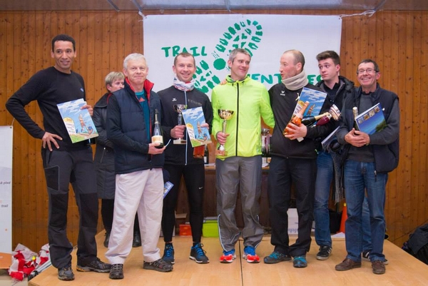 Le podium masculin et par catégorie