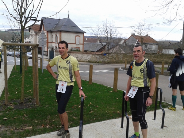 Jérome et Hervé prêts pour leur 1ère course