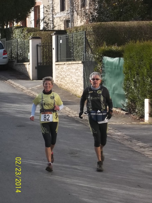 Christiane HOSTOMME et Patrick HERBOUX après un parcours à leur sauce...