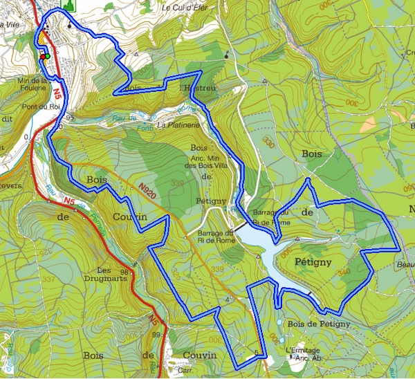 parcours du 22km 