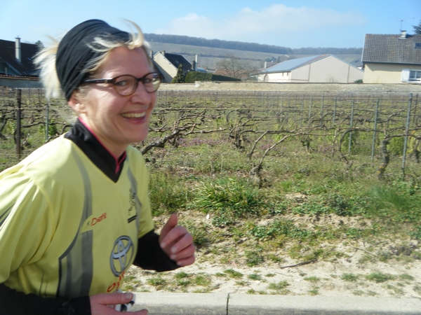 Sandrine...no problème....répétition de l'arrivée de l' Ecotrail de Paris....