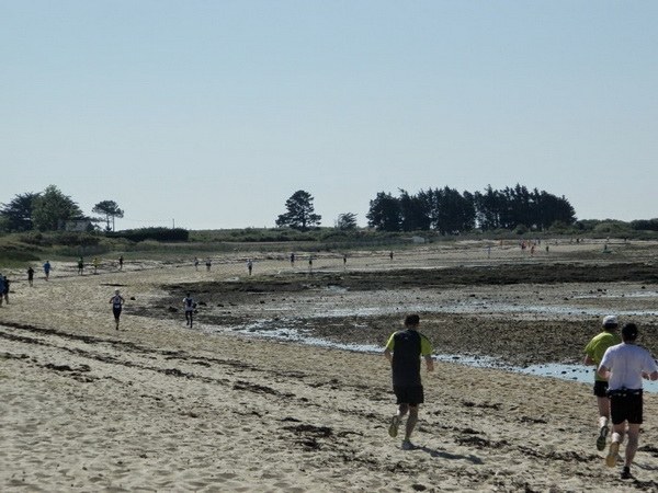 3km sur le sable...ça complique