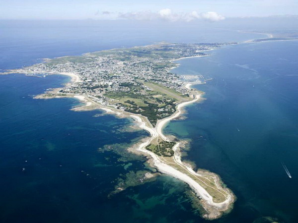 Quiberon , pointe de Conguel : arrivée