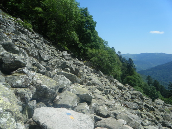 traversée de moraines