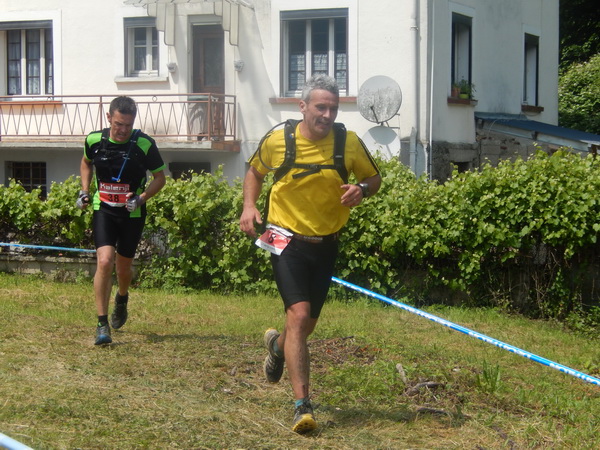 Fred emmène Olivier sur le trail 3ème épreuve