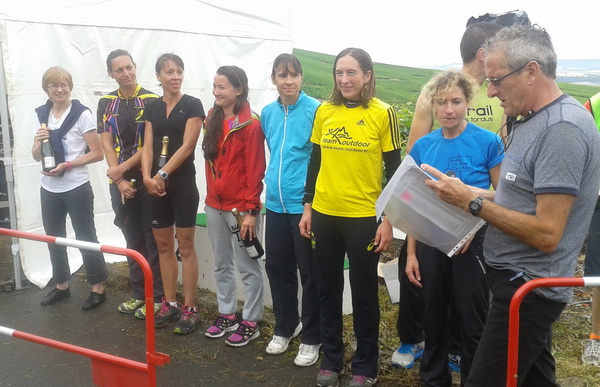 Podium féminin 22km , Nadine 2ème VF1 Podium féminin 22km , Nadine 2ème VF1