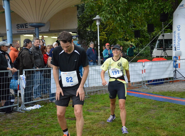 Arrivée au sprint de Nadine ...qui s'est 