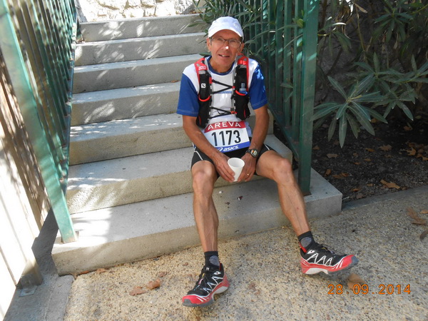 Après 9h24 de course...fatigué...