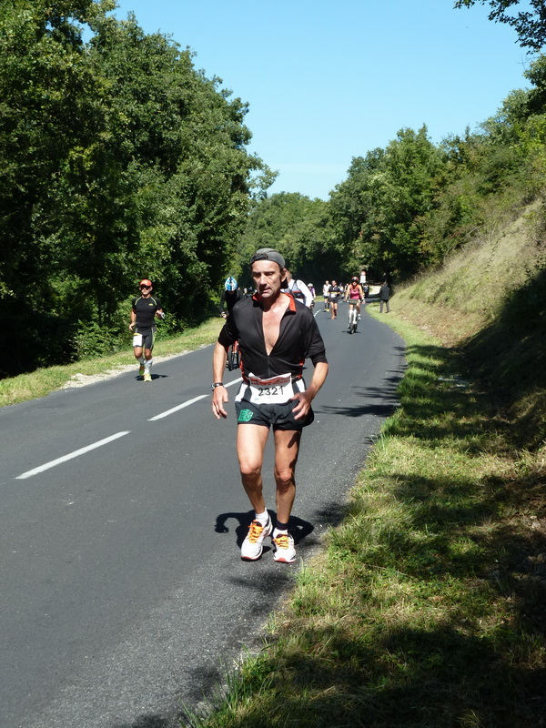 Christian sur le marathon