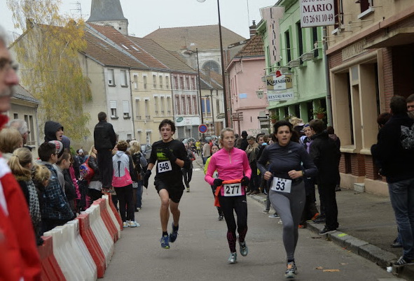 les cousines Valérie et Christelle ...course commune