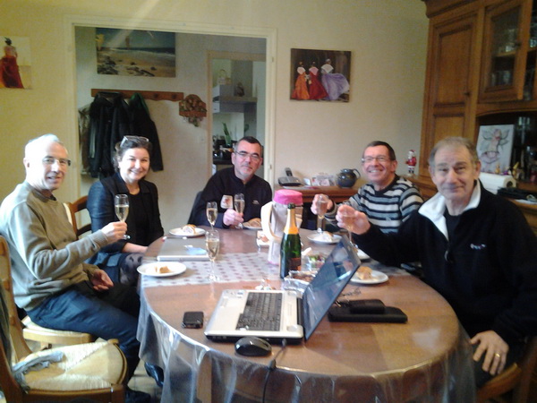 ...allez Champagne et pâté en croute.....avant l'entraînement