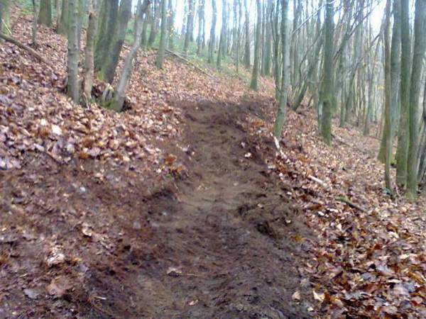 Ca va mieux vers le 20ème....mais difficile à dérouler la foulée dans les devers glissants