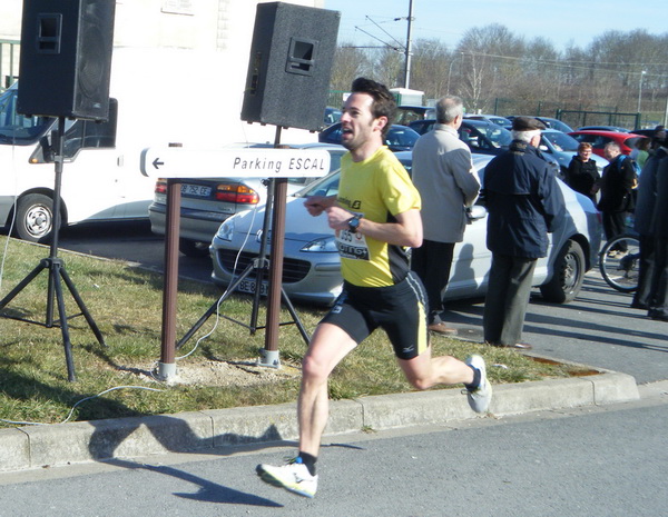 Florent à l'arrivée