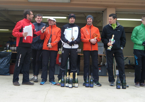 Podium masculin 16km