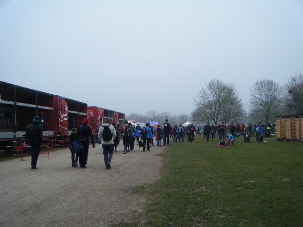 Arrivée sur la base de loisirs de St Quentin en Yvelines