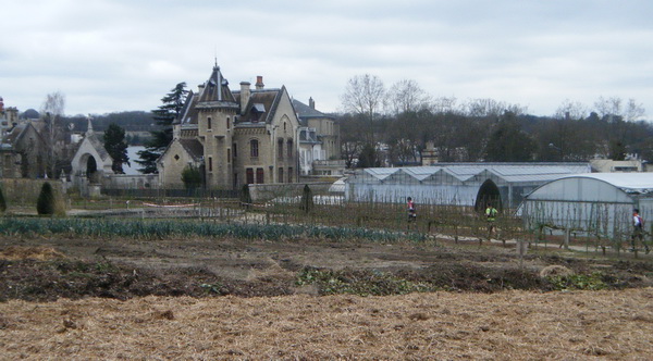 Arrivée à Meudon...jardins et pépinières